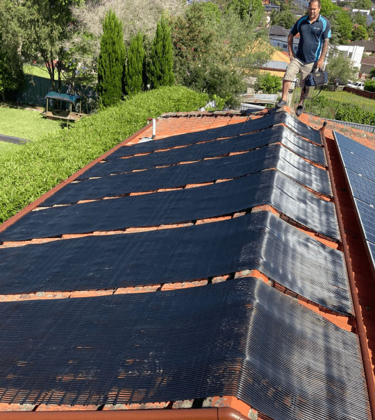 pool panel roof